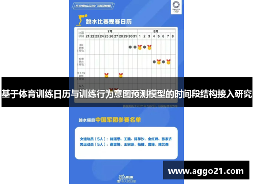 基于体育训练日历与训练行为意图预测模型的时间段结构接入研究